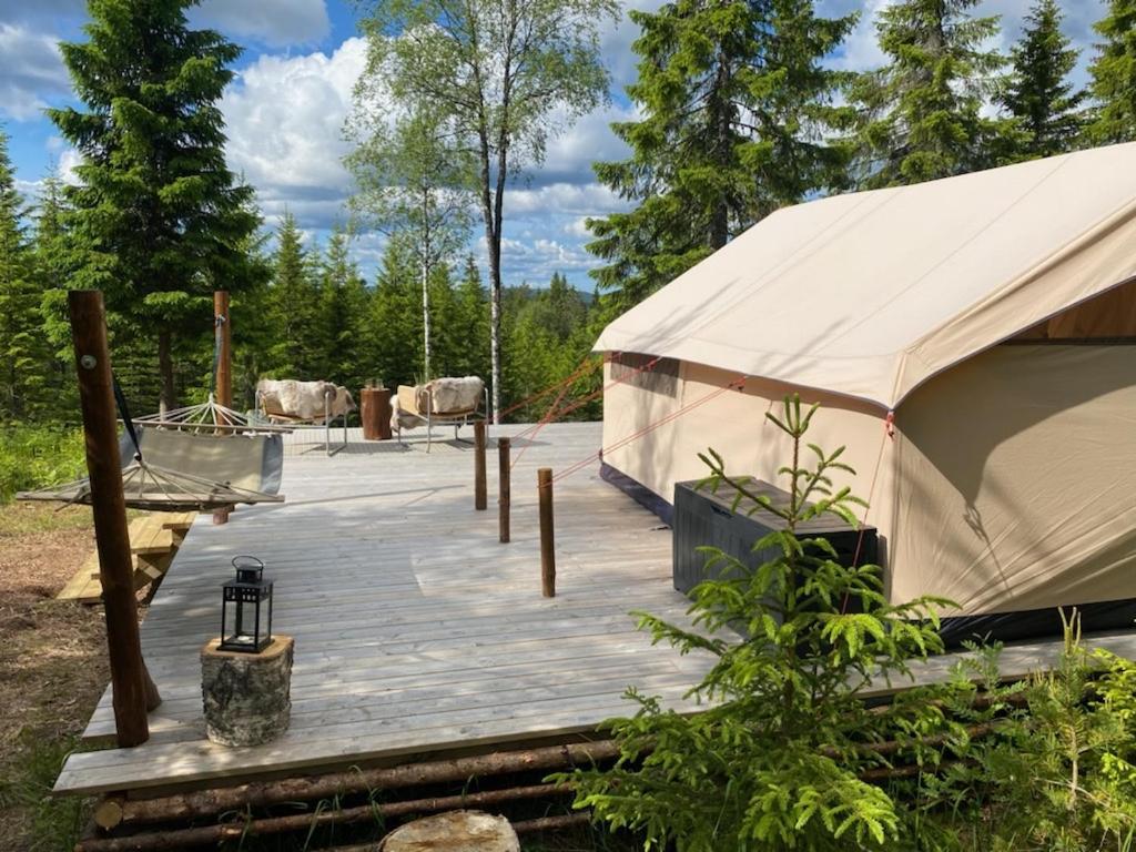 Glamping Tent With Amazing View In The Forest トーシュビュー エクステリア 写真